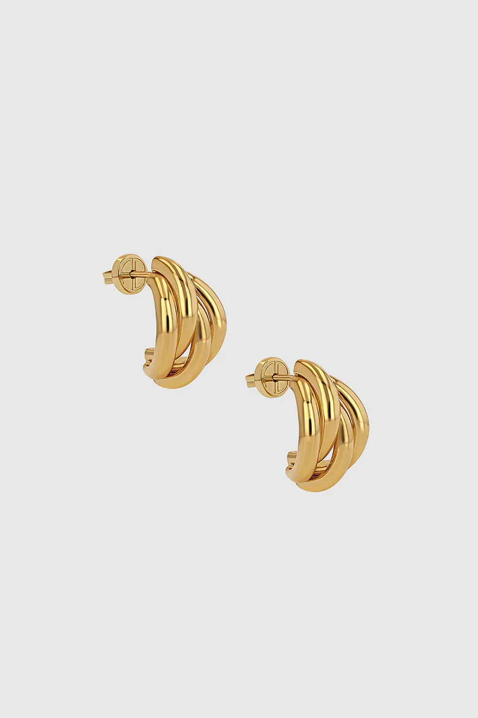 Knot Earrings - Gold