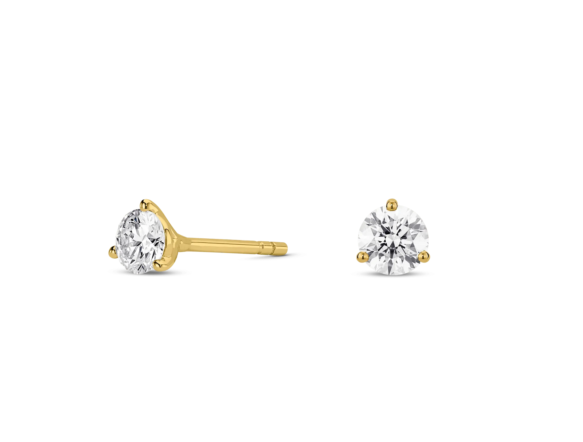 Lab-Grown Diamond ½ct. tw. Round Brilliant Solitaire Studs | White