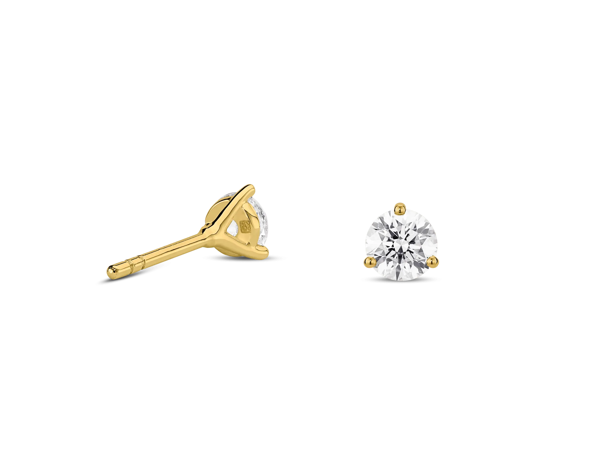 Lab-Grown Diamond ½ct. tw. Round Brilliant Solitaire Studs | White