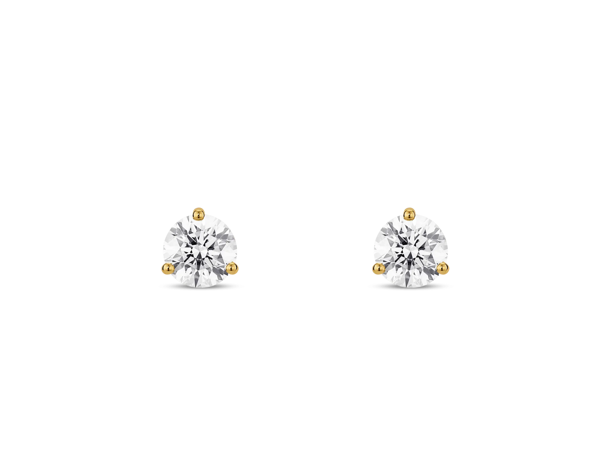 Lab-Grown Diamond ½ct. tw. Round Brilliant Solitaire Studs | White