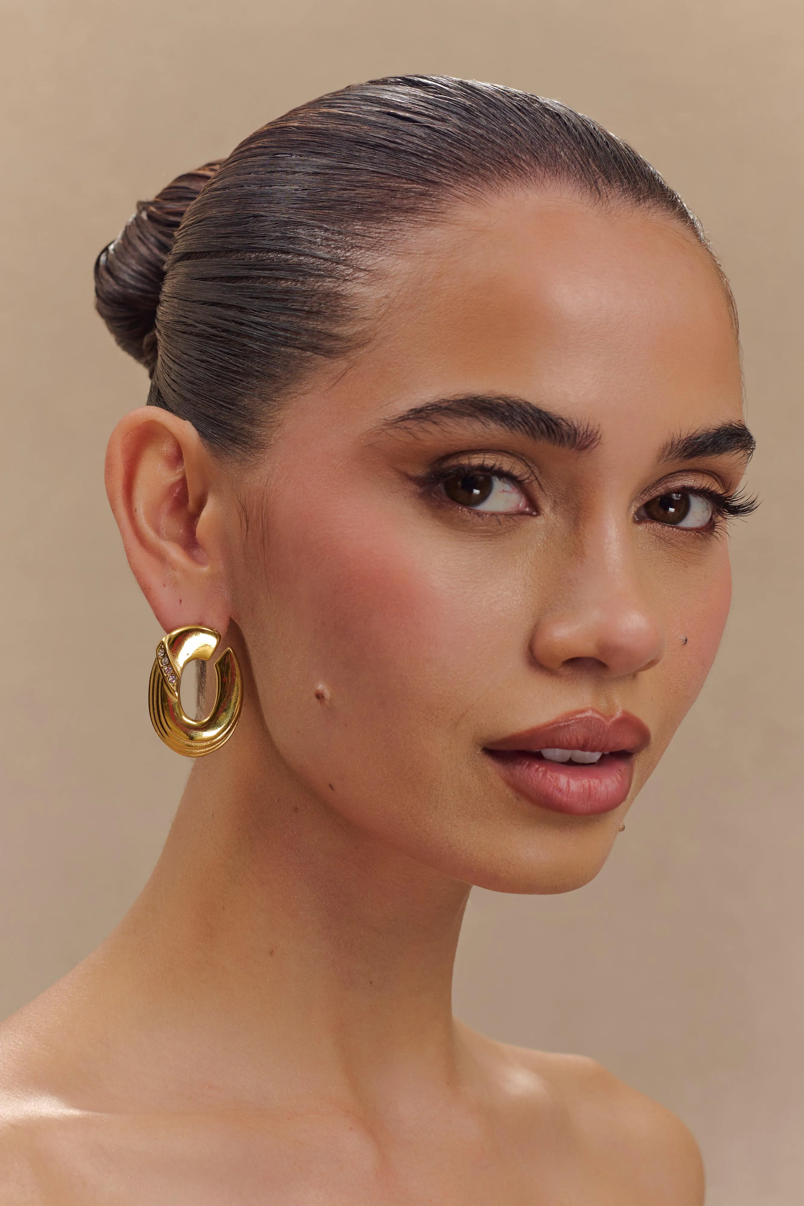 Lennon Hoop Earrings - Gold