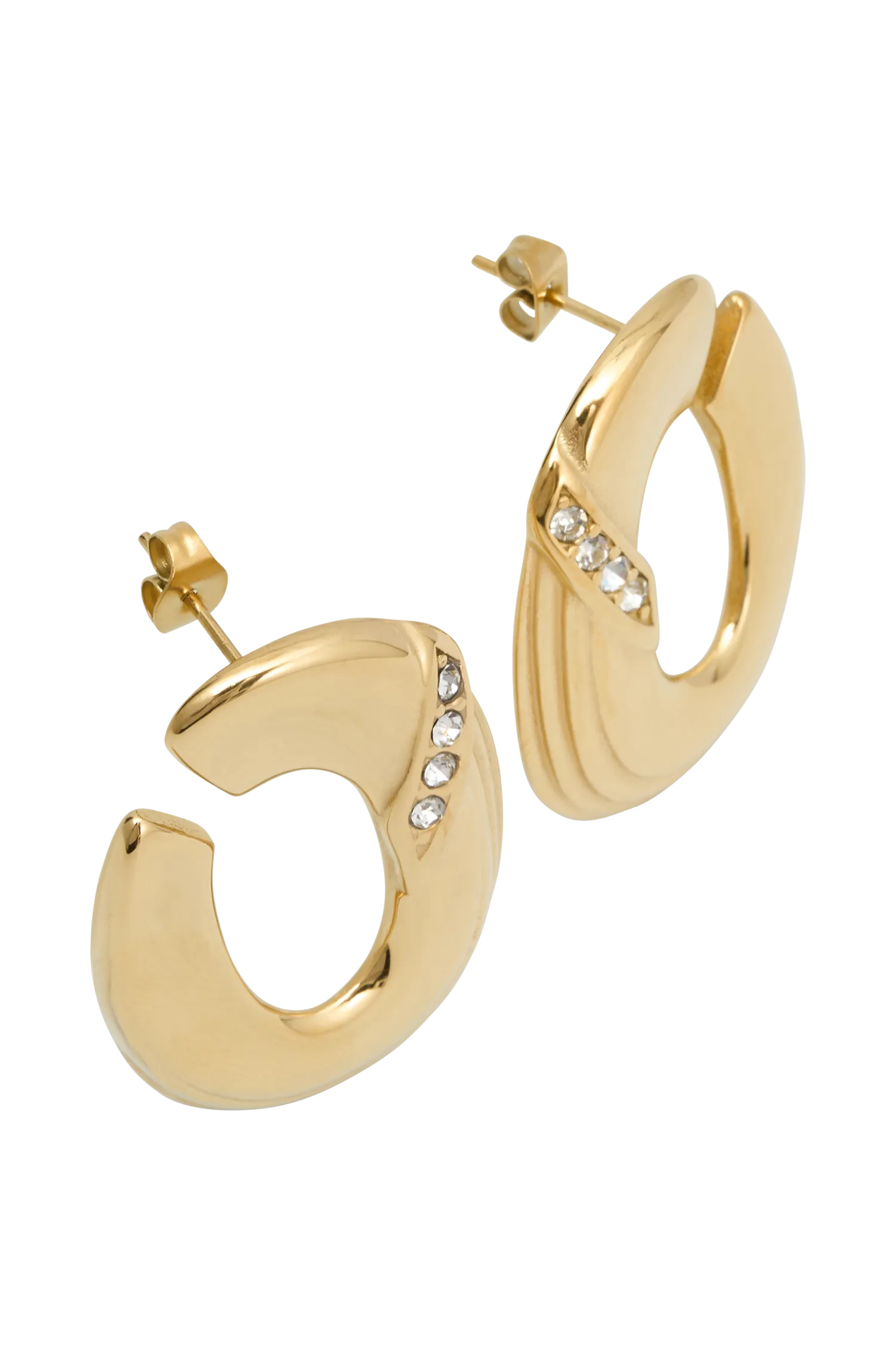 Lennon Hoop Earrings - Gold