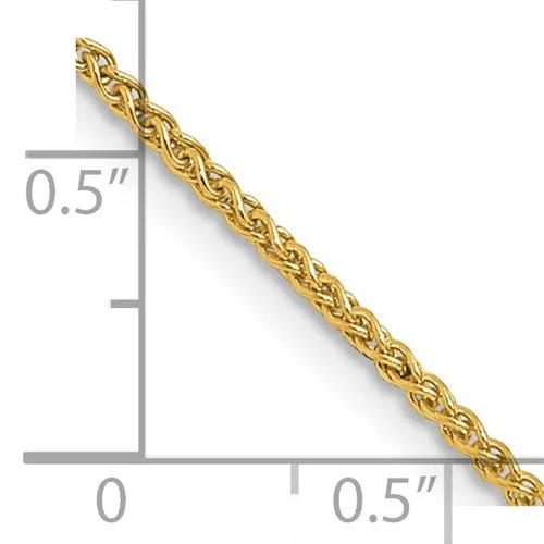 Leslie's 14kt Yellow Gold 1.0mm Spiga Chain With Lobster Clasp