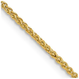 Leslie's 14kt Yellow Gold 1.0mm Spiga Chain With Lobster Clasp