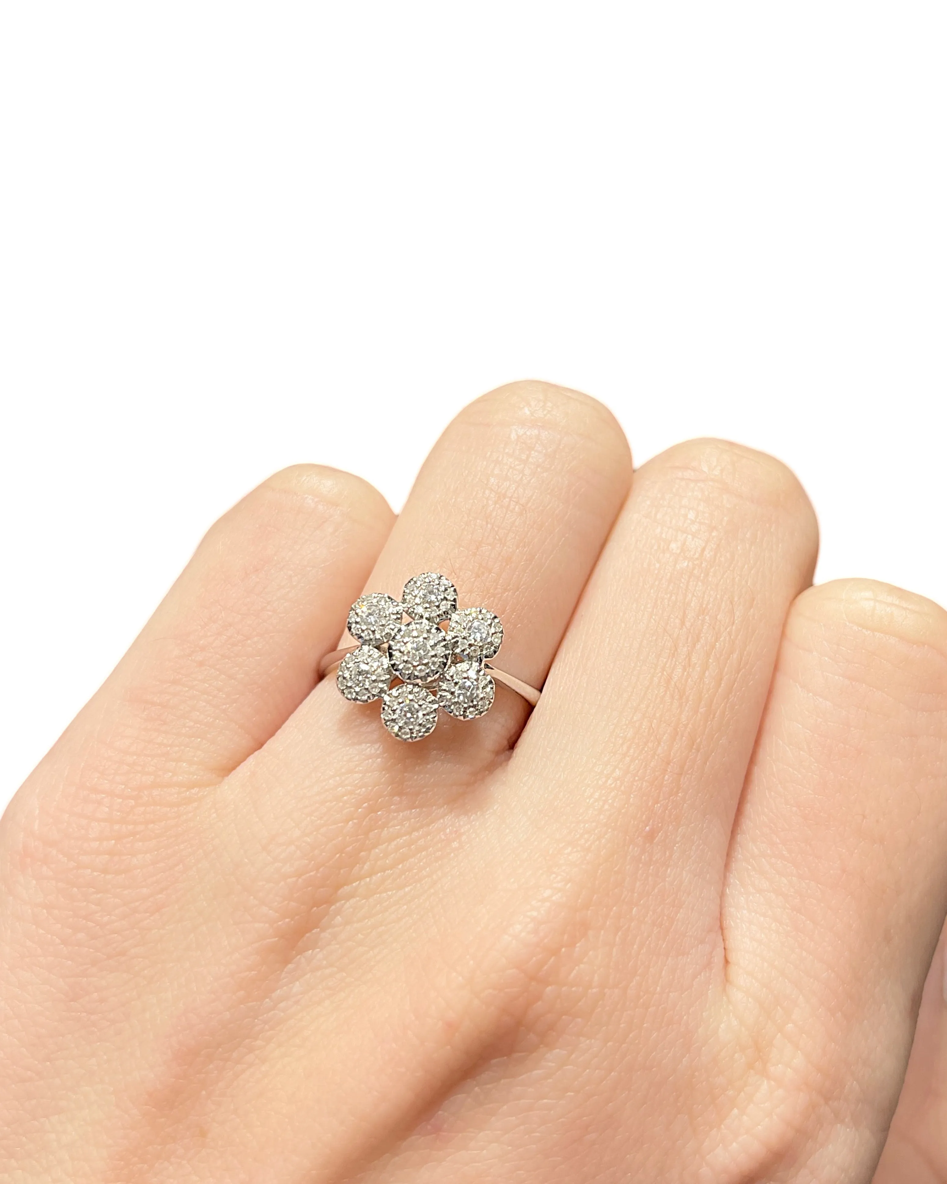 #LVNA2024 | Floral Diamond Ring 14kt