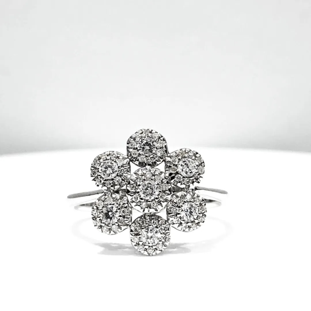 #LVNA2024 | Floral Diamond Ring 14kt