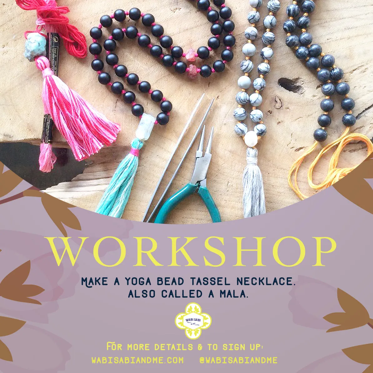 Mala Making Workshop: <br> PRIVATE SESSION