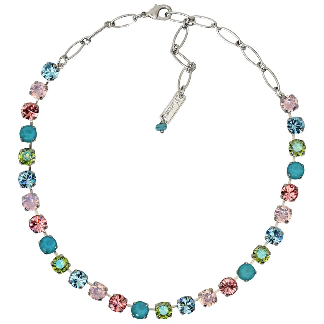 Mariana "Summer Fun" Rhodium Plated Must-Have Everyday Crystal Necklace, 3252 37112ro