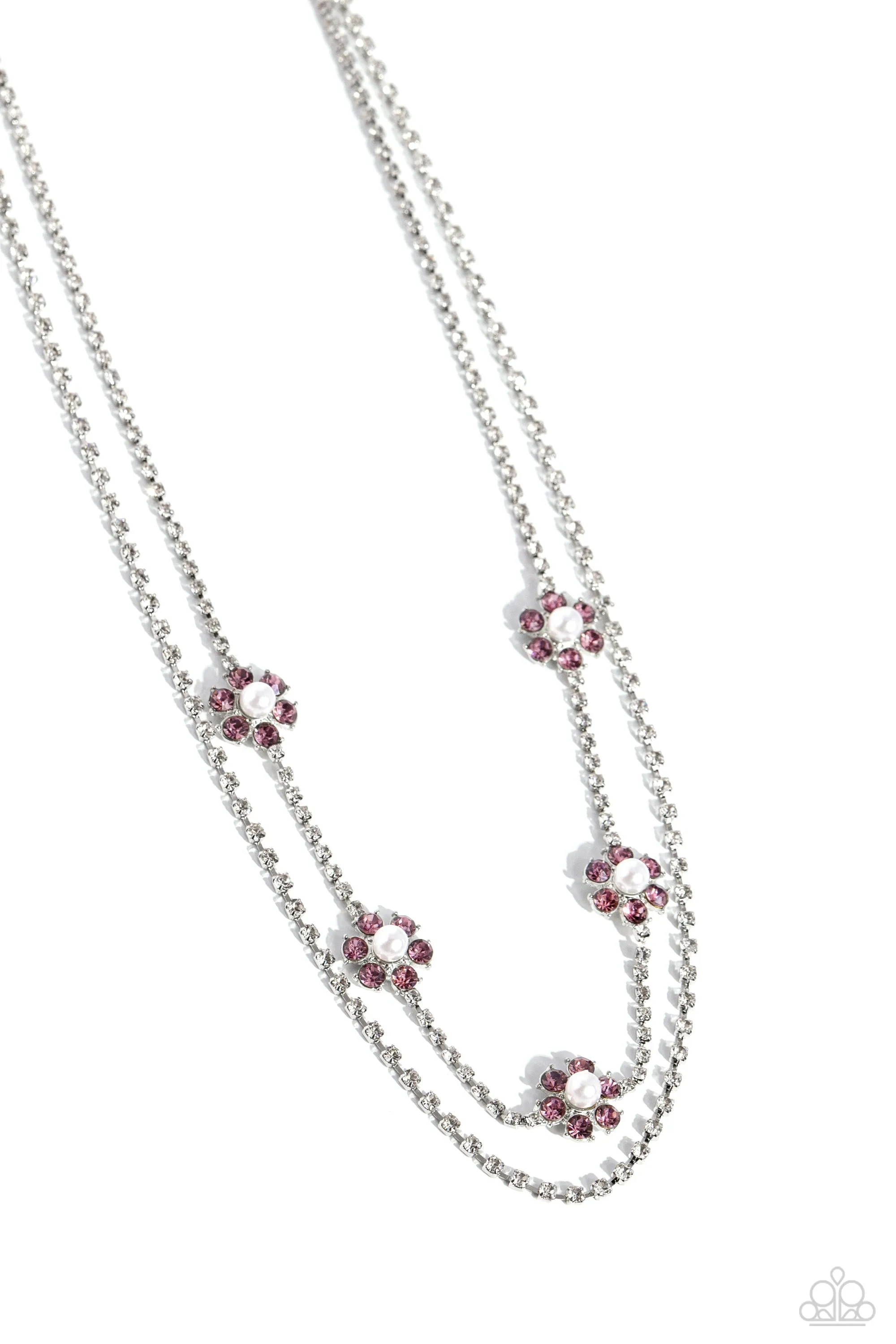 Necklaces A SQUARE Beauty - Purple N2177