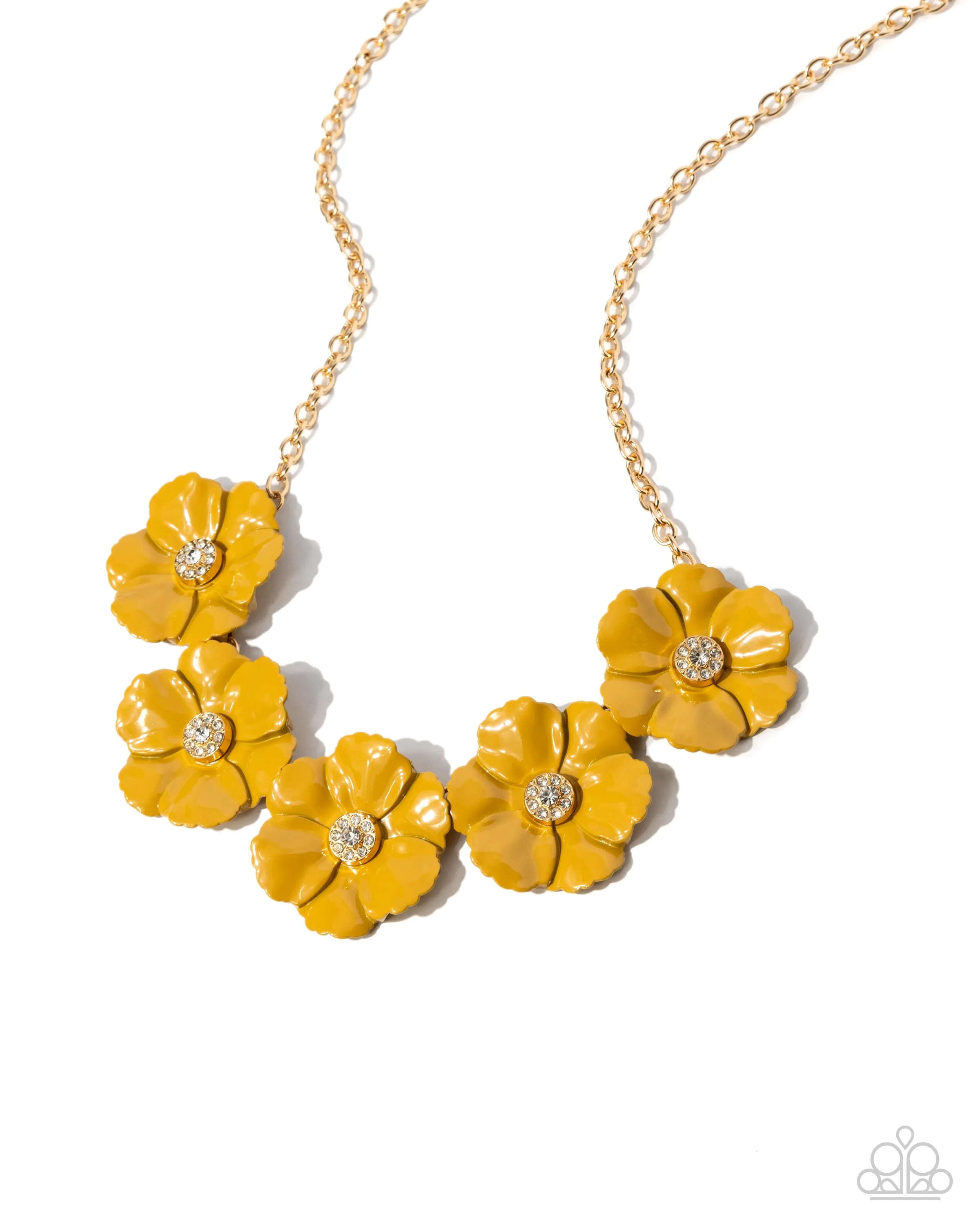 Necklaces Floral Favor - Yellow N231