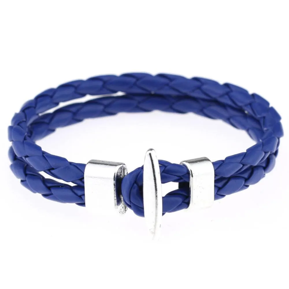 New Arrival Charm Men Accessories Simple Style Fashion Leather Bracelet Jewelry DIY Bracelets Birthday Gifts