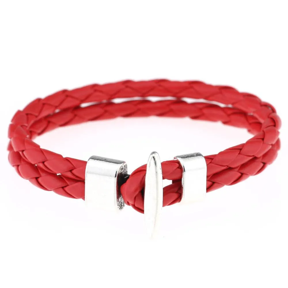 New Arrival Charm Men Accessories Simple Style Fashion Leather Bracelet Jewelry DIY Bracelets Birthday Gifts