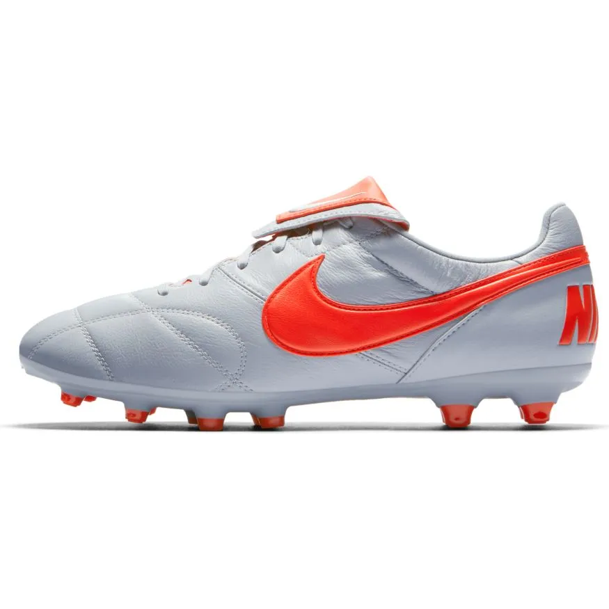 NIKE PREMIER II FG-WOLF GREY/CRIMSON