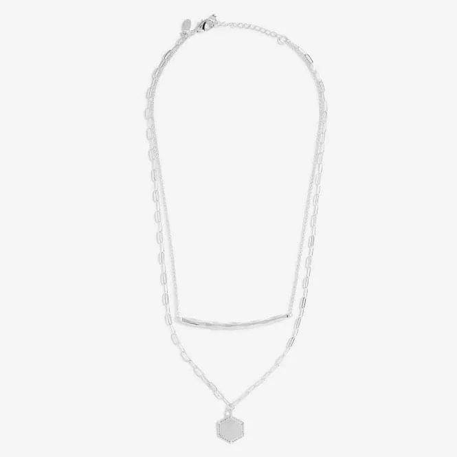 Nova Layer Silver 46cm, 40cm   5cm Extender Necklace 5389