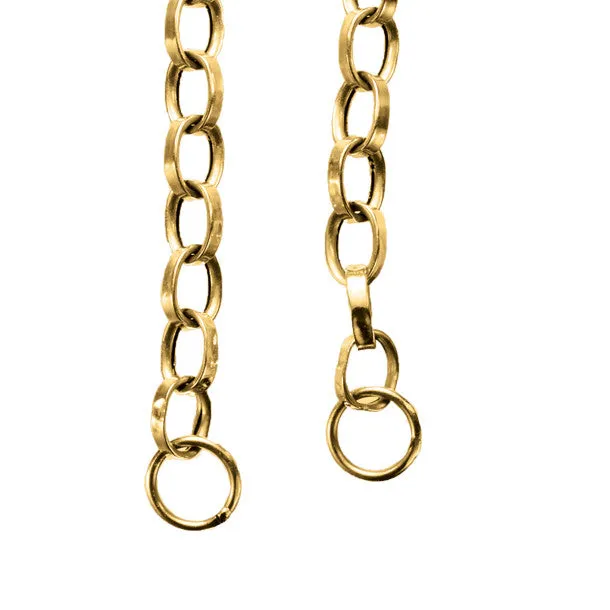 Oval Link Gold Chain