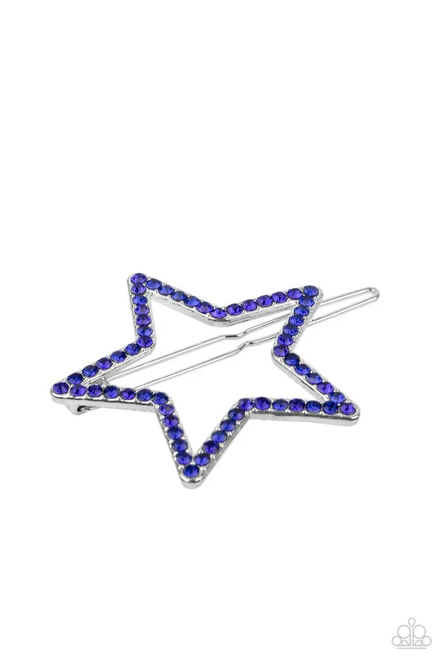 Paparazzi Hair Accessories ~ Stellar Standout - Blue