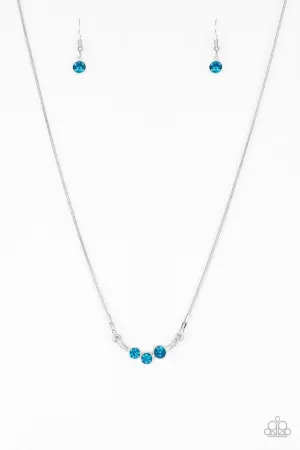 Paparazzi Necklace ~ Sparkling Stargazer - Blue