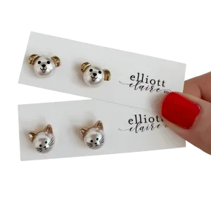 Pearl Animal Studs