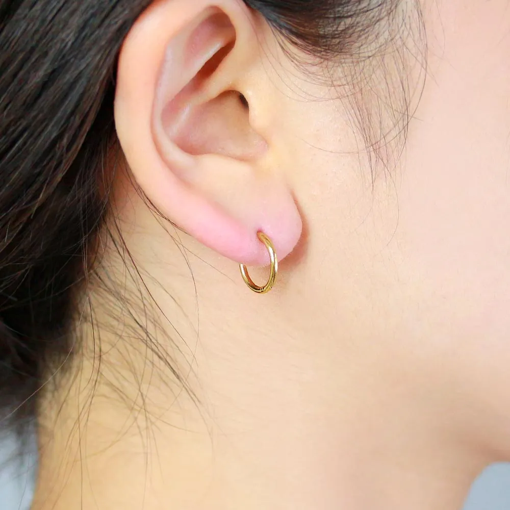 Polished Hoop Earrings