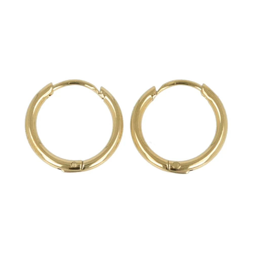 Polished Hoop Earrings