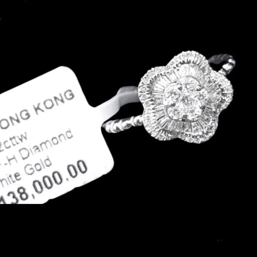 PREORDER | Flower Deco Diamond Ring 14kt