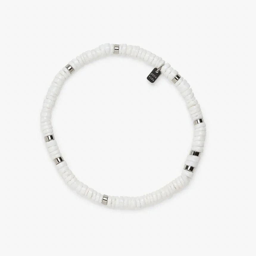 Pura Vida Puka Shell Stretch Anklet