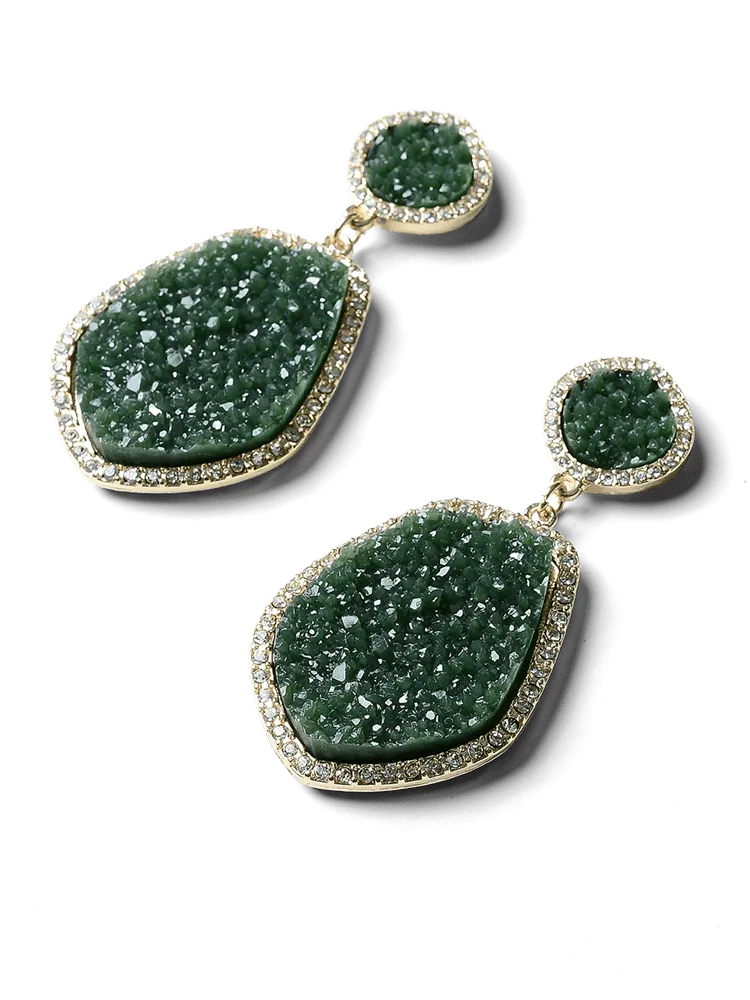 Rhea Emerald Earrings