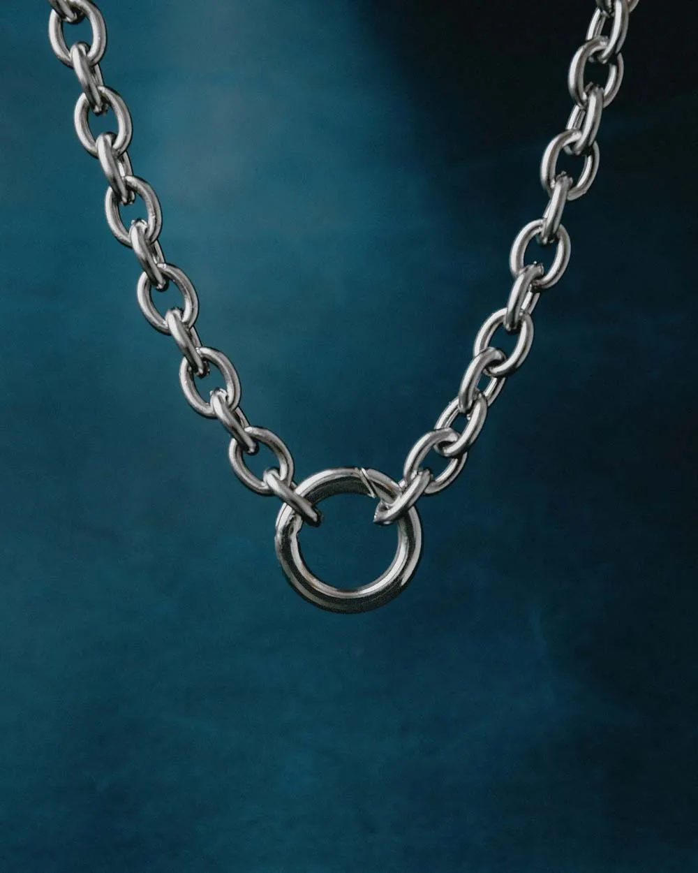 Ring Silver Necklace