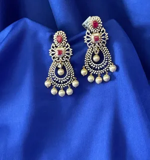 Ruby Royale Earrings