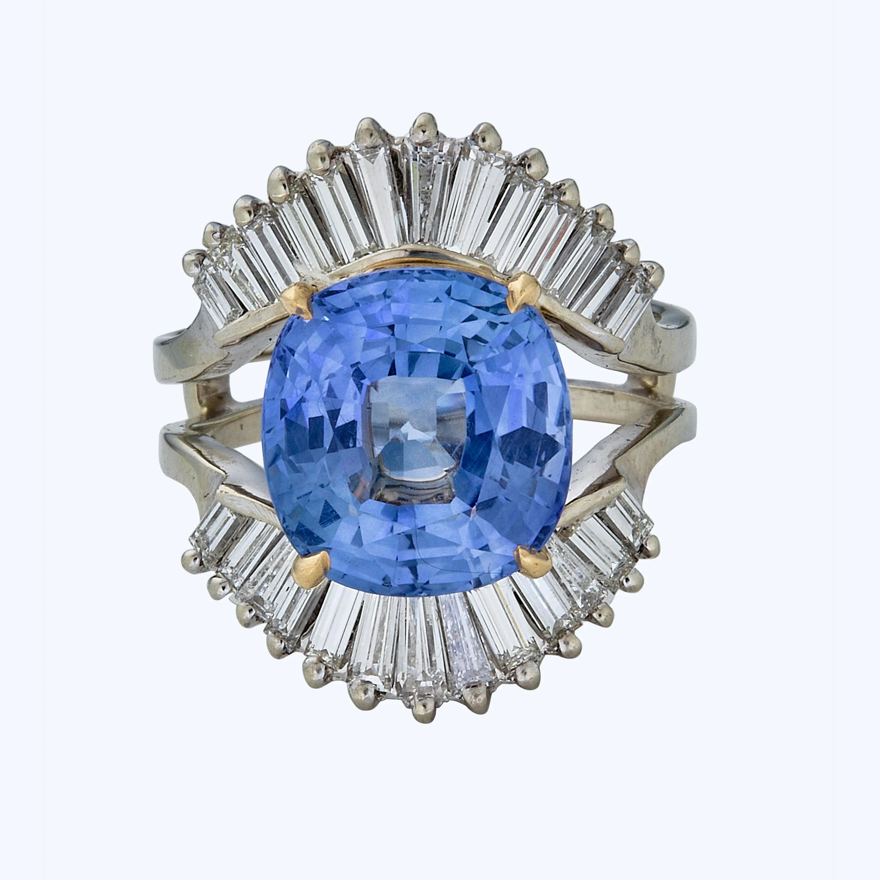 Sapphire Diamond Ring