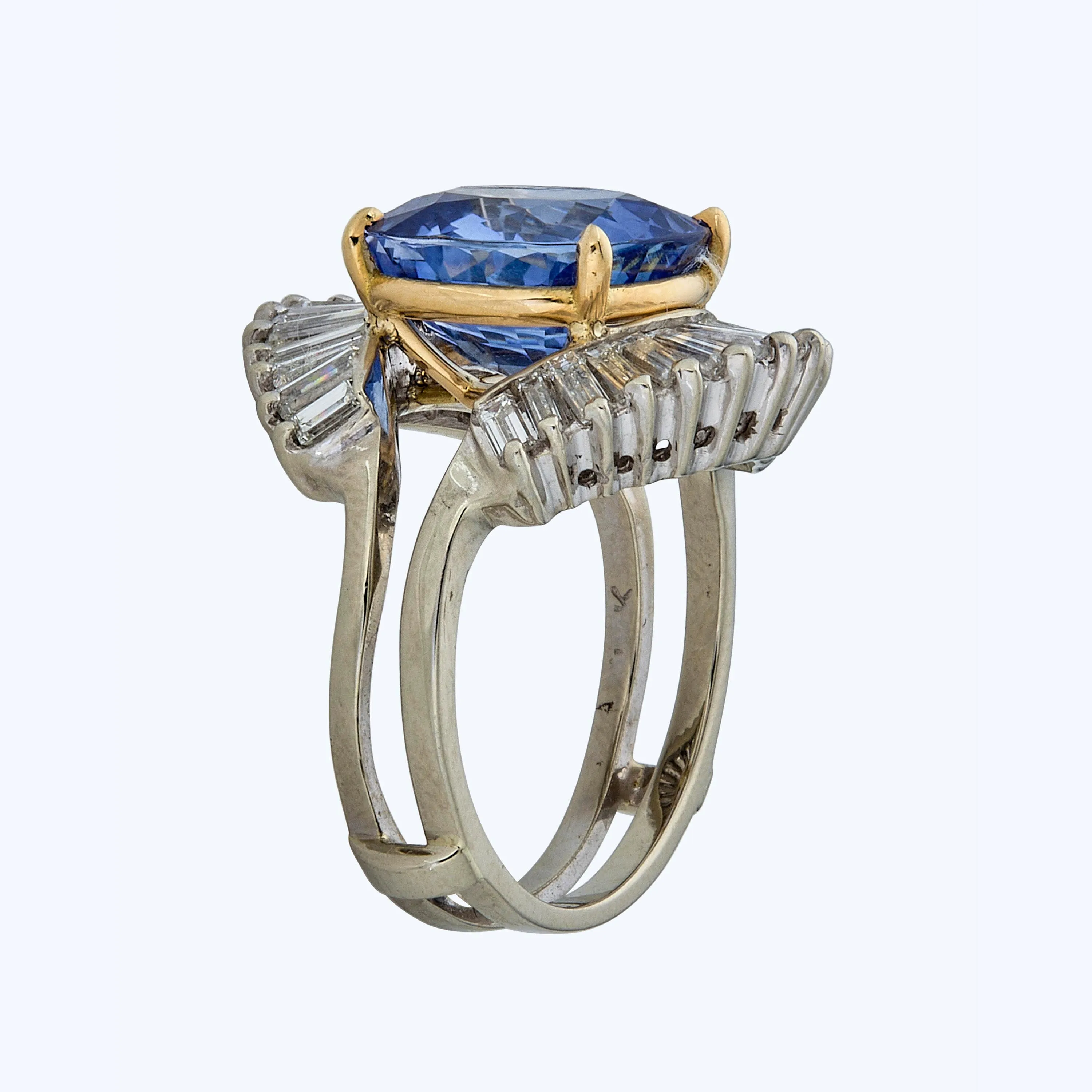 Sapphire Diamond Ring