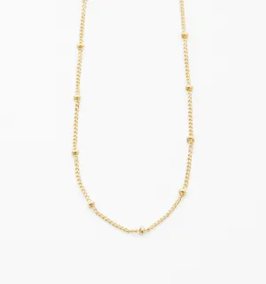 Saturn Gold Chain Necklace