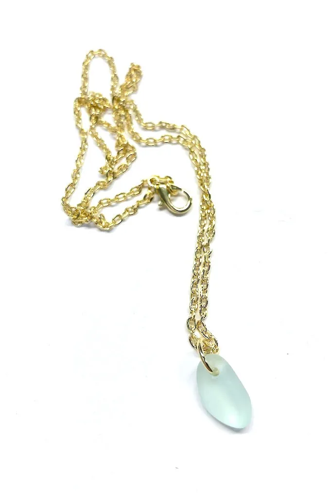 Sea Glass Pebble Necklace