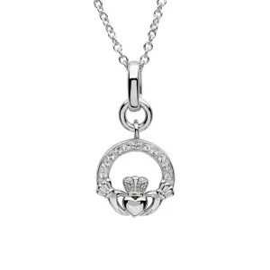 Silver Claddagh Pendant