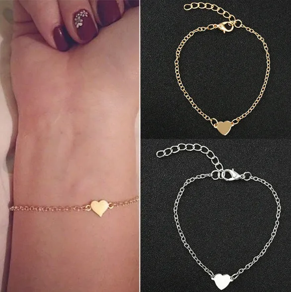 Simple And Sexy Heart Shaped Love Bracelet