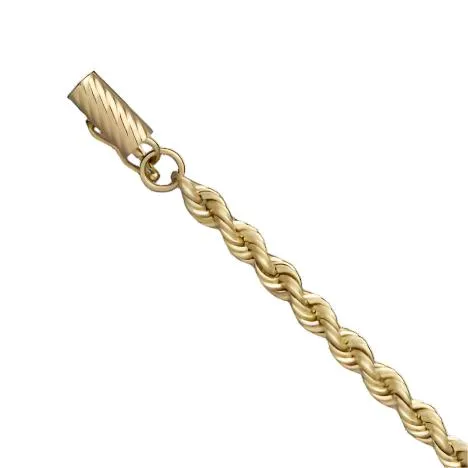 Sincerely Springer's 14k Yellow Gold 4.0mm Rope Chain Necklace