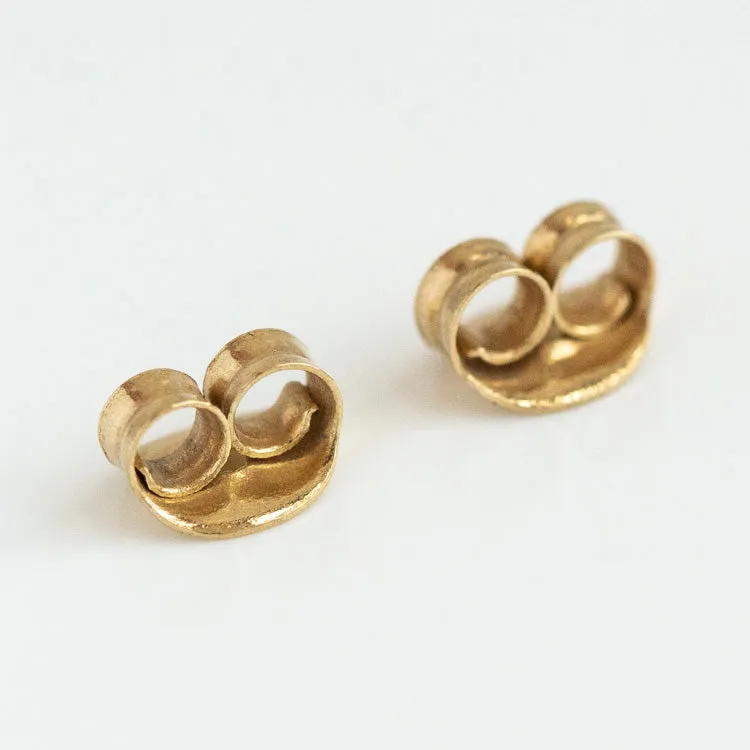 Solid Gold Earring Backings