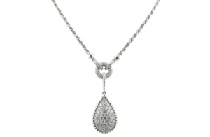 Sparkling Raindrop Necklace