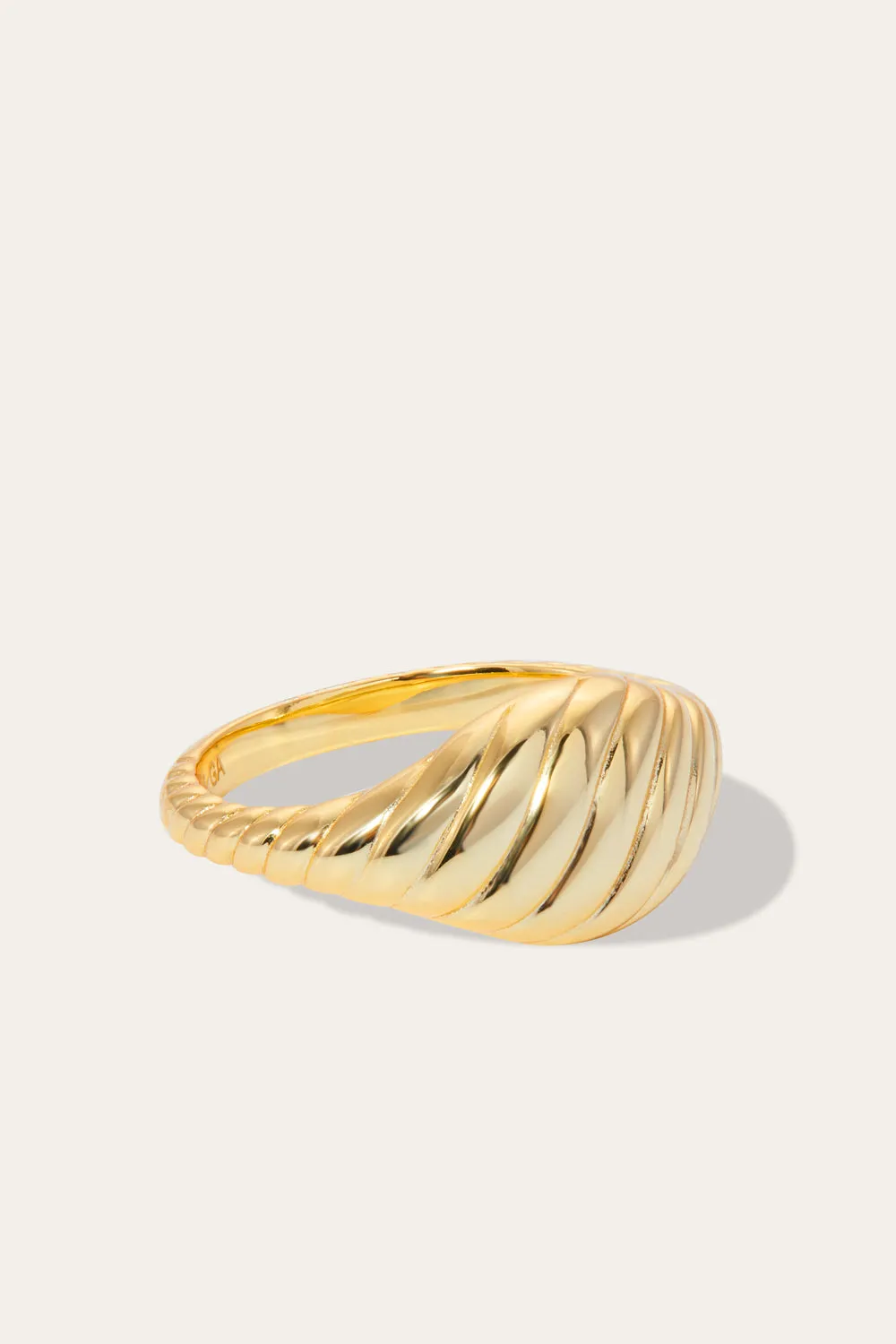 Speira gold vermeil signet ring