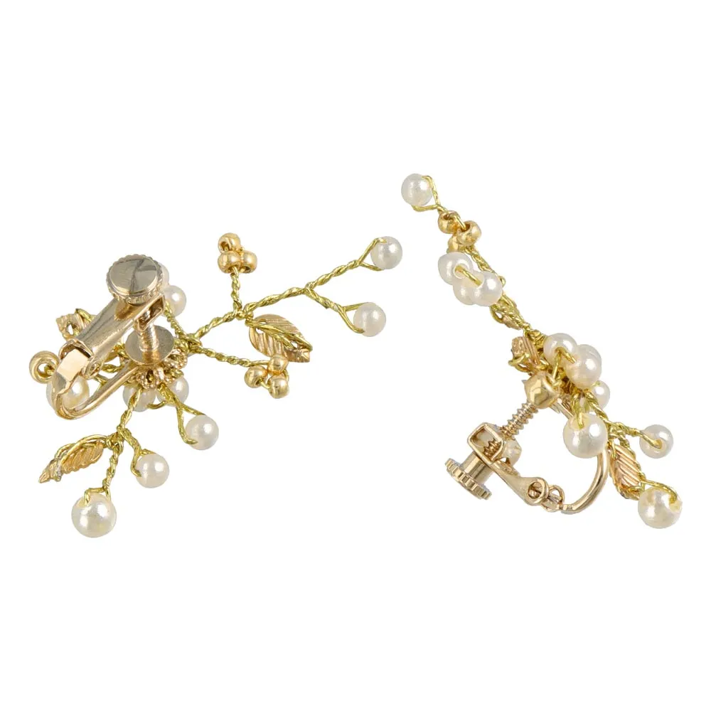 Spray Statement Clip On Earrings