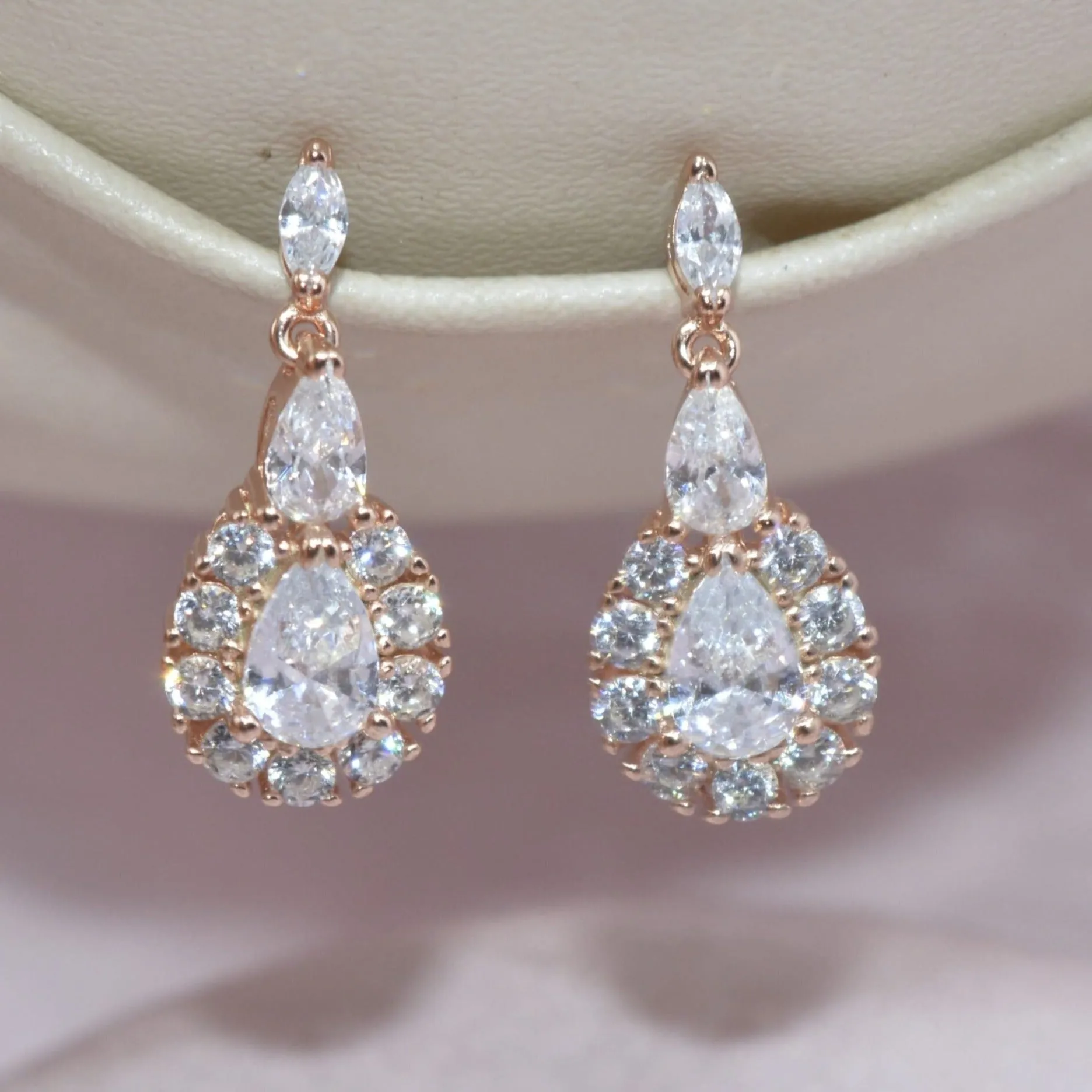 Subtle Dangle Sparkle Earrings