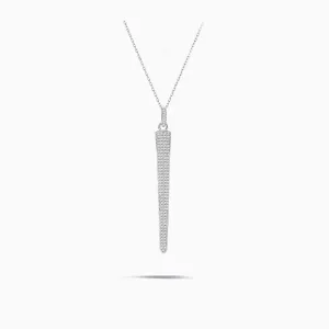 The Silver Spire Spike Charm Pendant Necklace