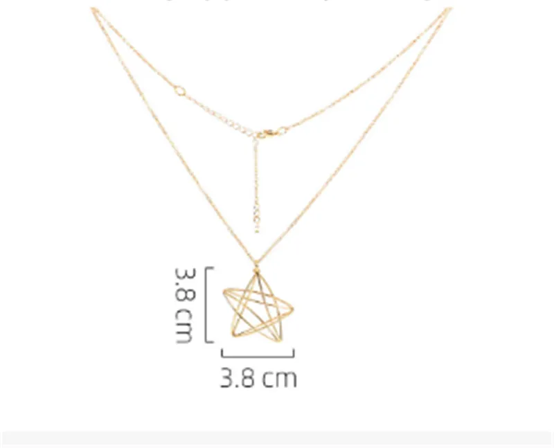 Three-dimensional Five-pointed Star Pendant Fashion Personality Fun