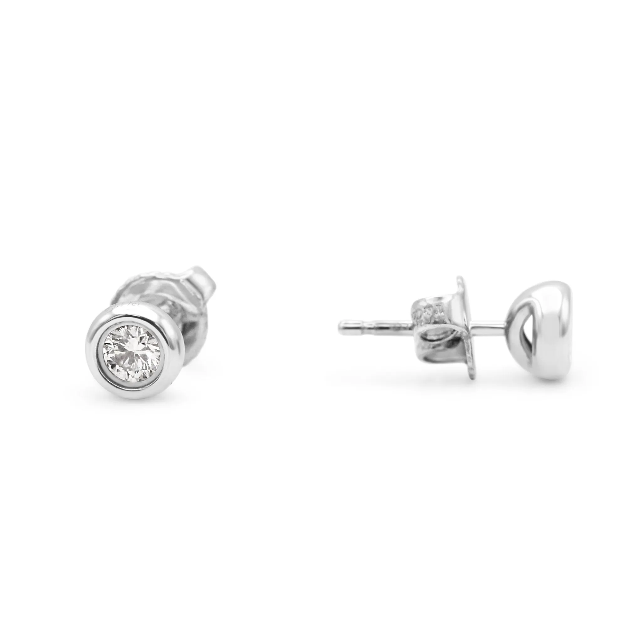 Tiffany Elsa Peretti Diamonds by the Yard Earrings - Sterling Silver