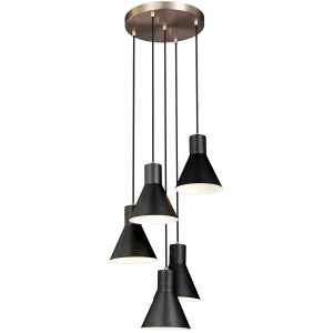 Towner Five Light Cluster Pendant