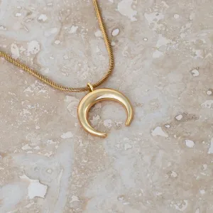 Tsuki Crescent Moon Necklace