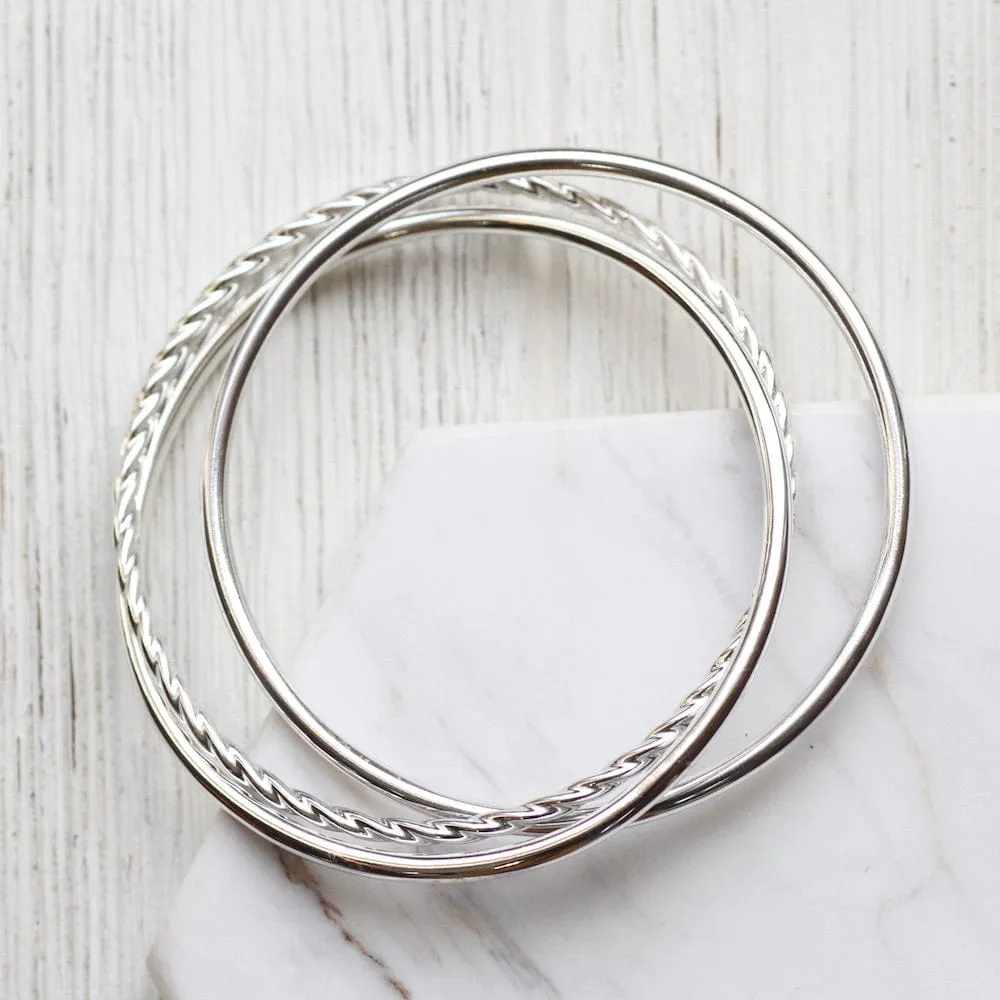 Twisted Trifecta Bangle