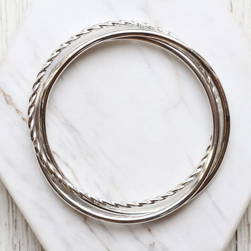 Twisted Trifecta Bangle