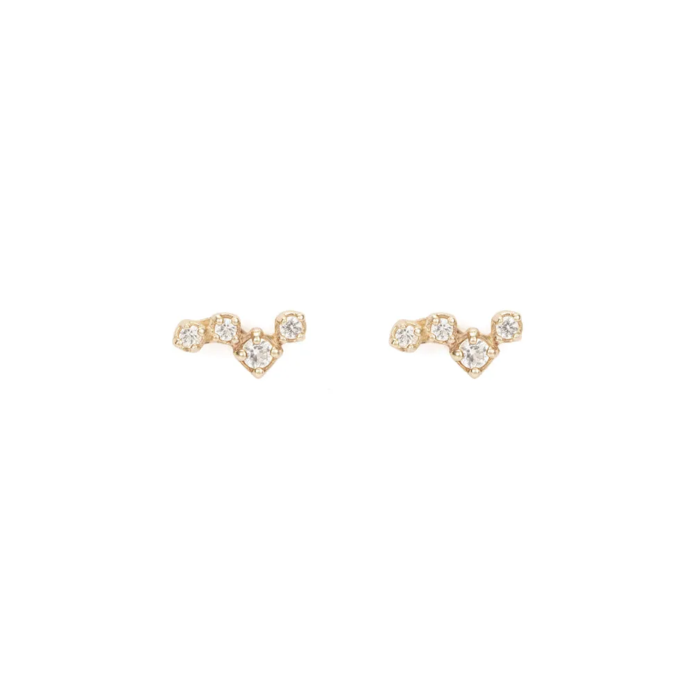 VALENCIA TOPAZ STUDS