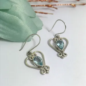 Vintage Heart Earrings - VE382BT